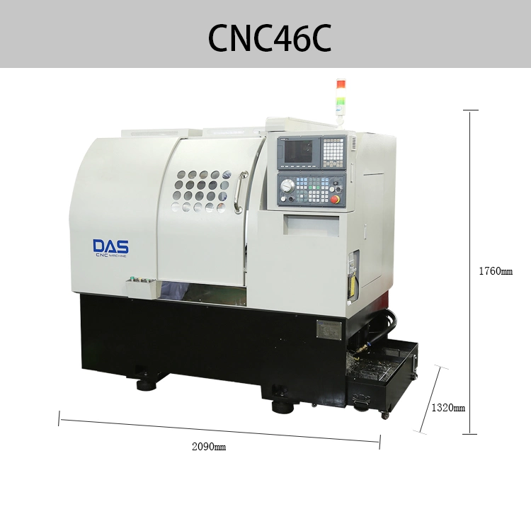 High Quality Low MOQ Ck6132 CNC Lathe Slant Bed CNC Lathe Metal Turning CNC Lathe with Bar Feeder