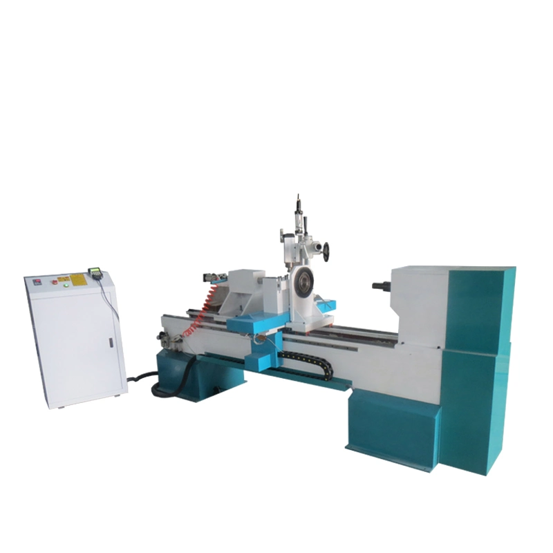 3-Axis 4-Axis Single-Tool Holder CNC Wood Turning Lathe Machine with Vertical Spindle