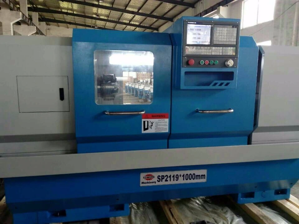 Hot Sale China Economical Tools Sumore Turning Slant Bed Flat CNC Lathe Machine