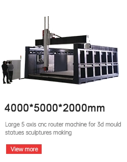 Large 5 Axis CNC Mould Making Machine, Foam Ship Mold Milling Machine