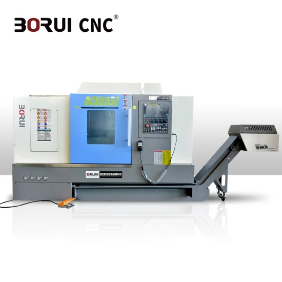 Tornio CNC a letto inclinato orizzontale a basso costo Bck6650