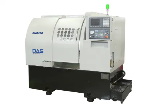 Tornio CNC di alta qualità MOQ basso Ck6132 Tornio CNC a letto inclinato Tornio CNC per tornitura di metalli con alimentatore a barra