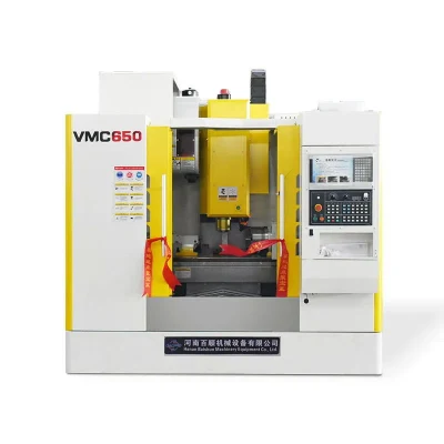 Fresatrice Mini Vmc650 Tornio Centro di lavoro verticale CNC ad alta precisione